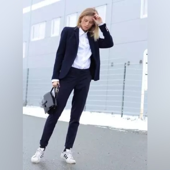 Stella McCartney | Jasmine Lamb Wool Twill Slim Straight Trouser Pants EU36/US2 - Picture 4 of 15